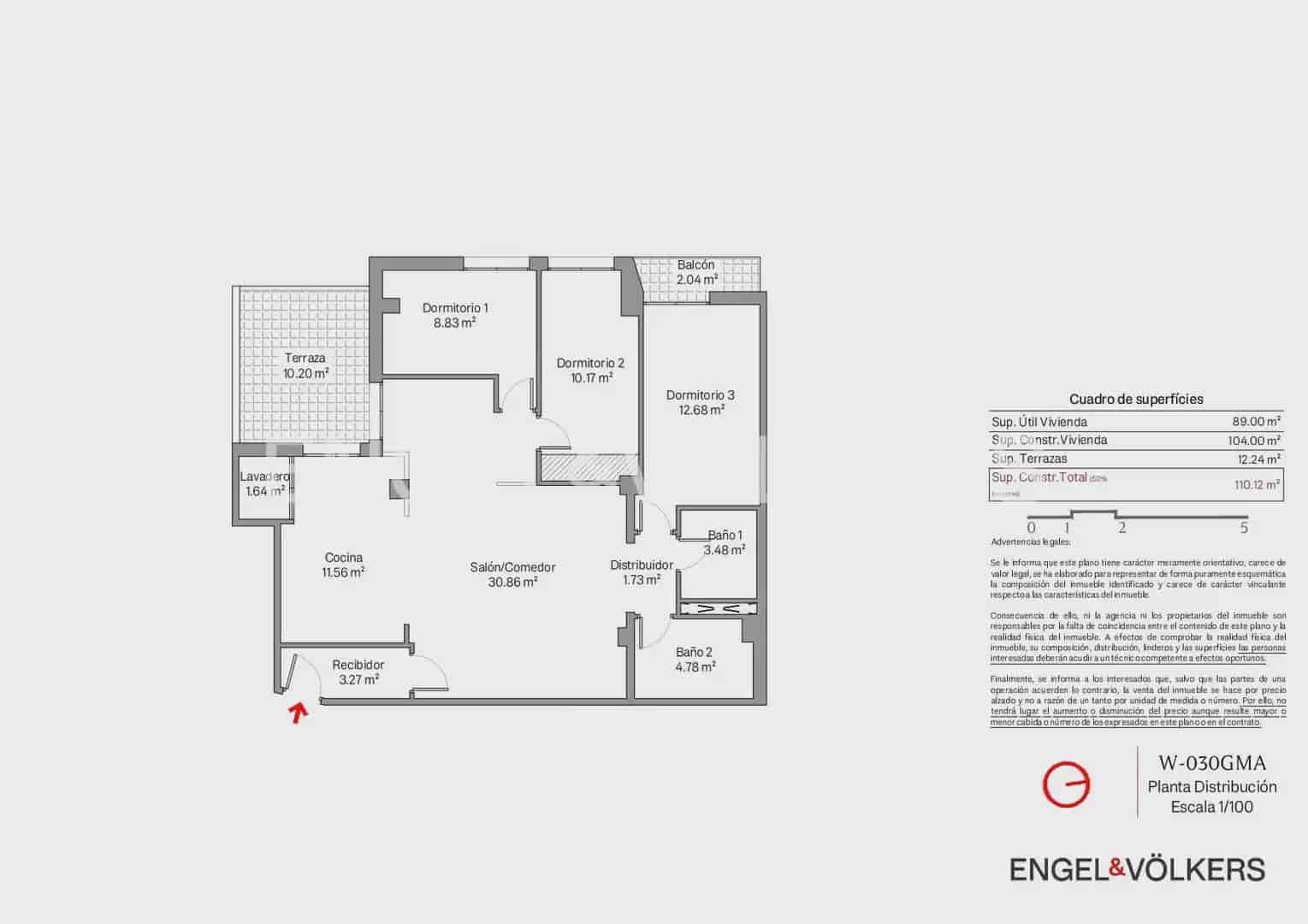 3 sypialnia Mieszkanie na sprzedaż w Miasto Walencja z garażem - 415 000 € (Ref: 9897801)