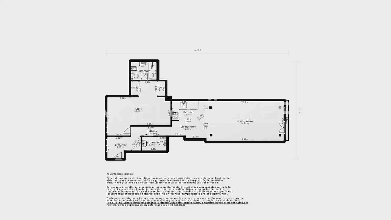 1 soveværelse Lejlighed til salg i Valencia by - € 498.000 (Ref: 9897805)