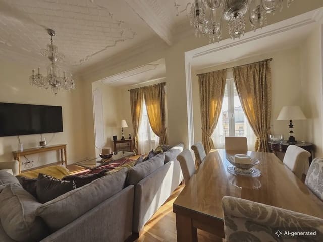 3 soveværelse Lejlighed til leje i La Gran Via, Valencia by - € 2.400 (Ref: 9897807)