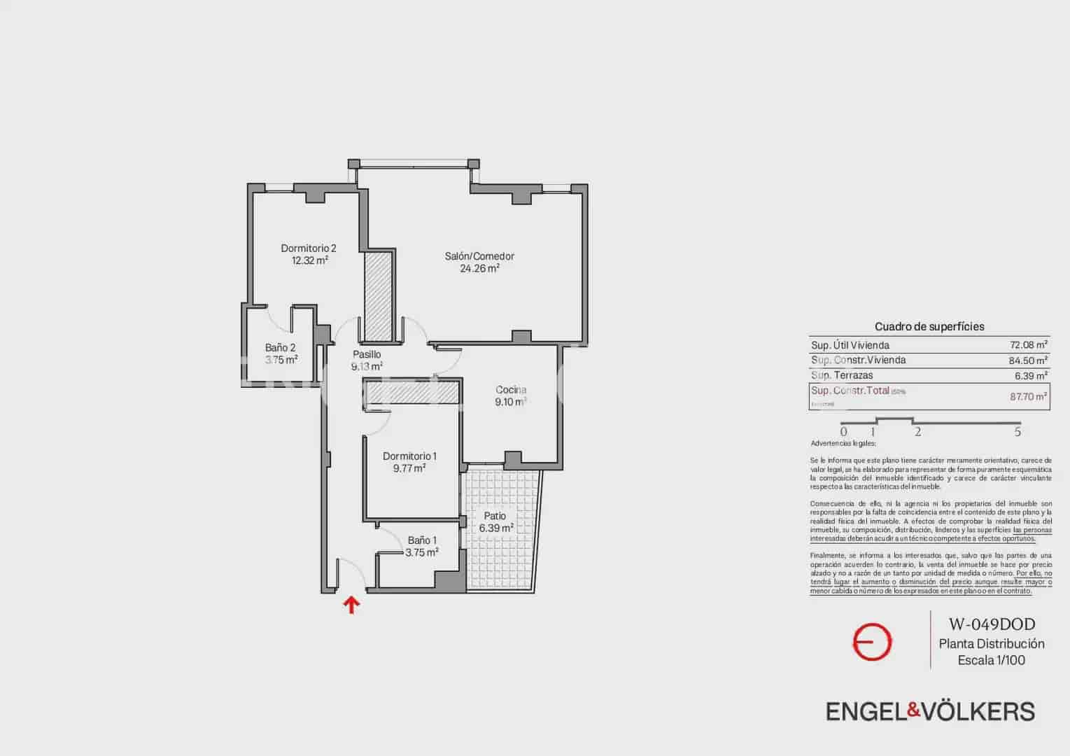 2 bedroom Flat for sale in Valencia city - € 370,000 (Ref: 9897816)