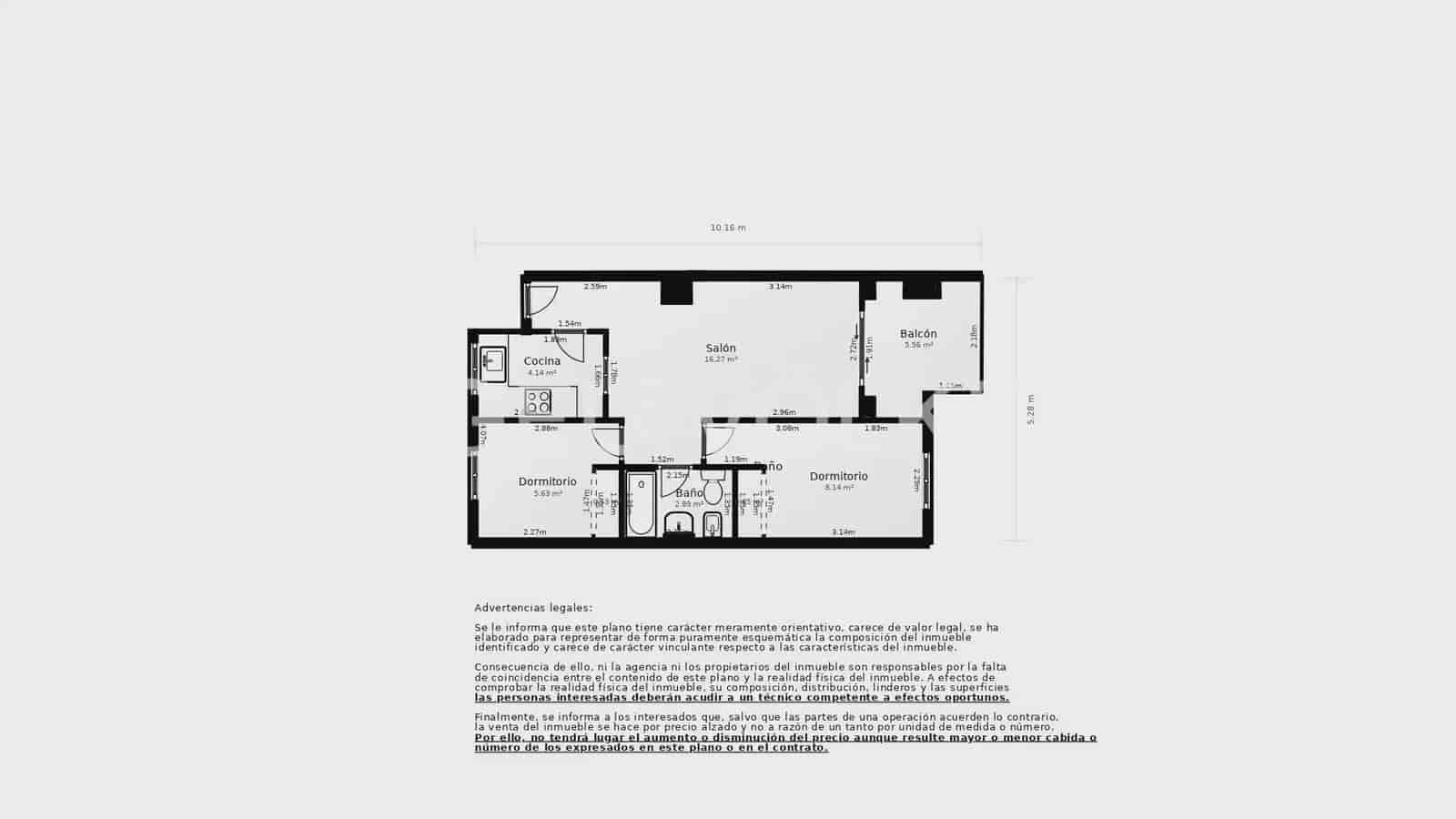 Piso de 2 habitaciones en Oropesa  en venta con piscina garaje - 160.000 € (Ref: 9897819)