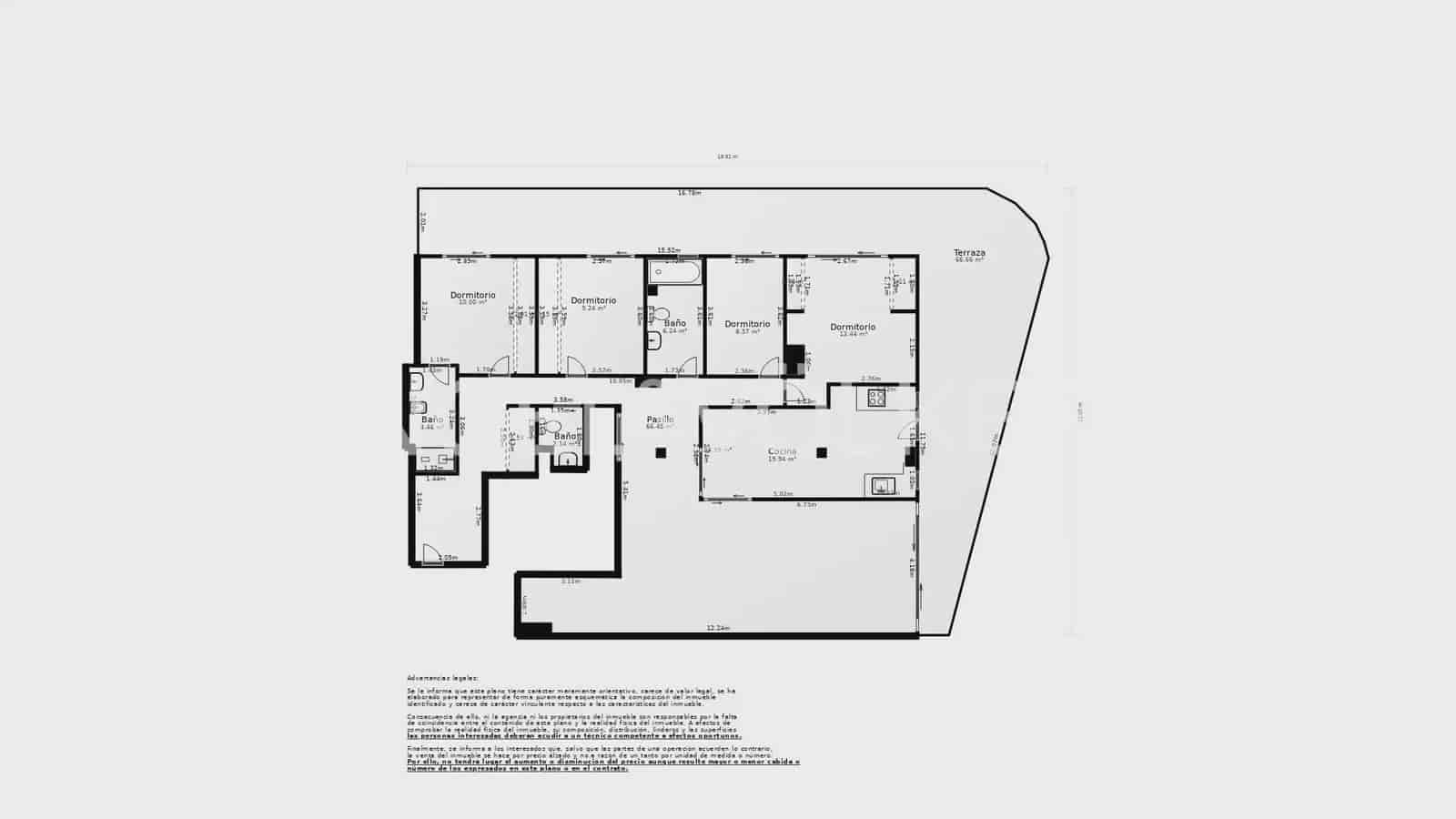 Piso de 4 habitaciones en Castelló de la Plana en venta con garaje - 360.000 € (Ref: 9897827)