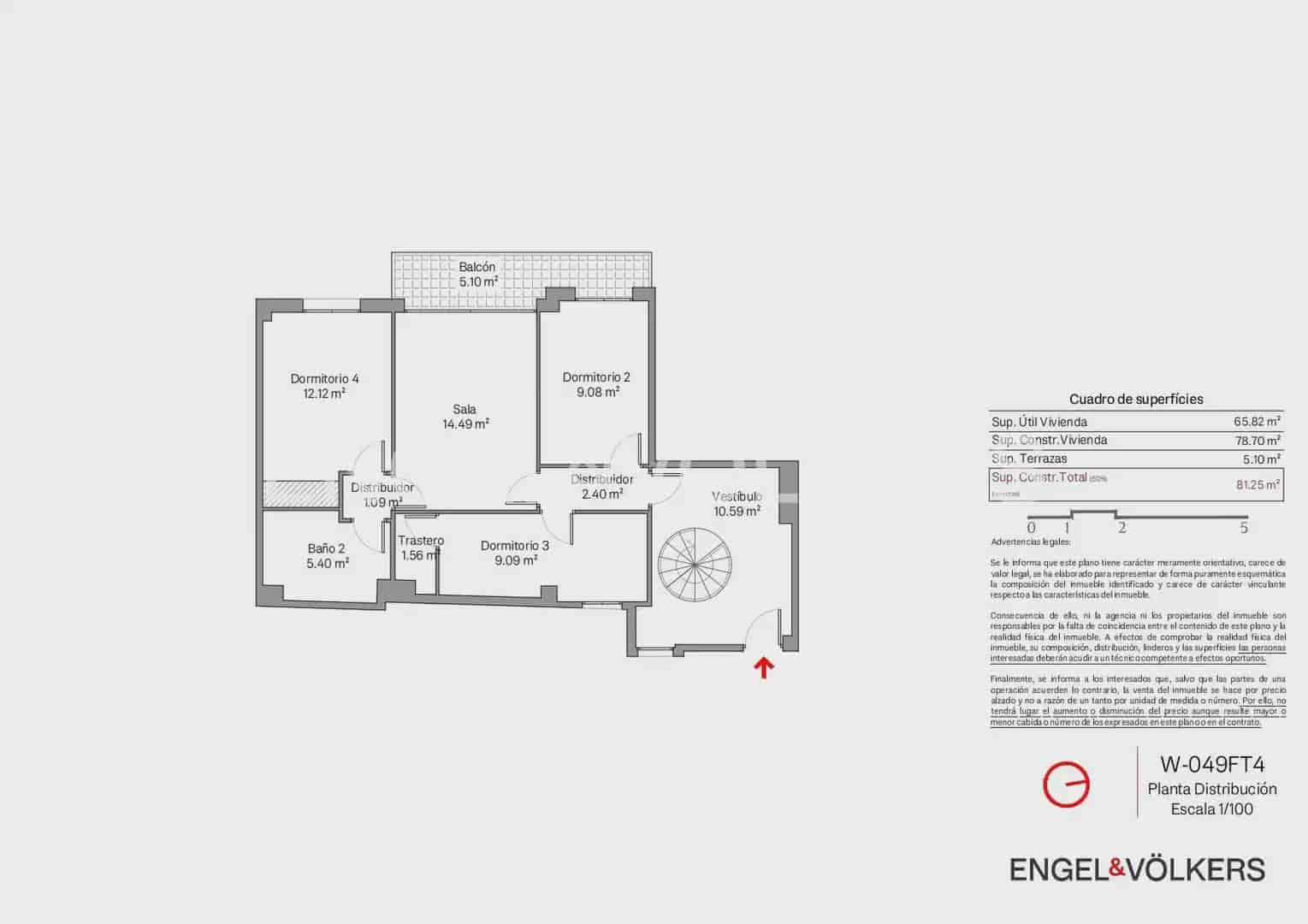 4 Zimmer Wohnung zu verkaufen in Valencia Stadt mit Garage - 950.000 € (Ref: 9897834)