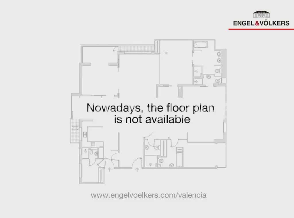 3 quarto Apartamento para arrendar em Valencia cidade - 1 600 € (Ref: 9897843)