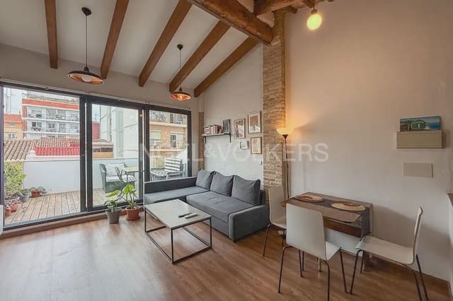 Appartement de 1 chambre à louer à Cabanyal-Canyamelar, Valence ville - 1 600 € (Ref: 9897850)