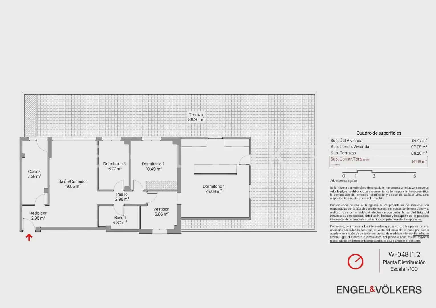 3 slaapkamer Flat te koop in Valencia stad - € 390.000 (Ref: 9897857)