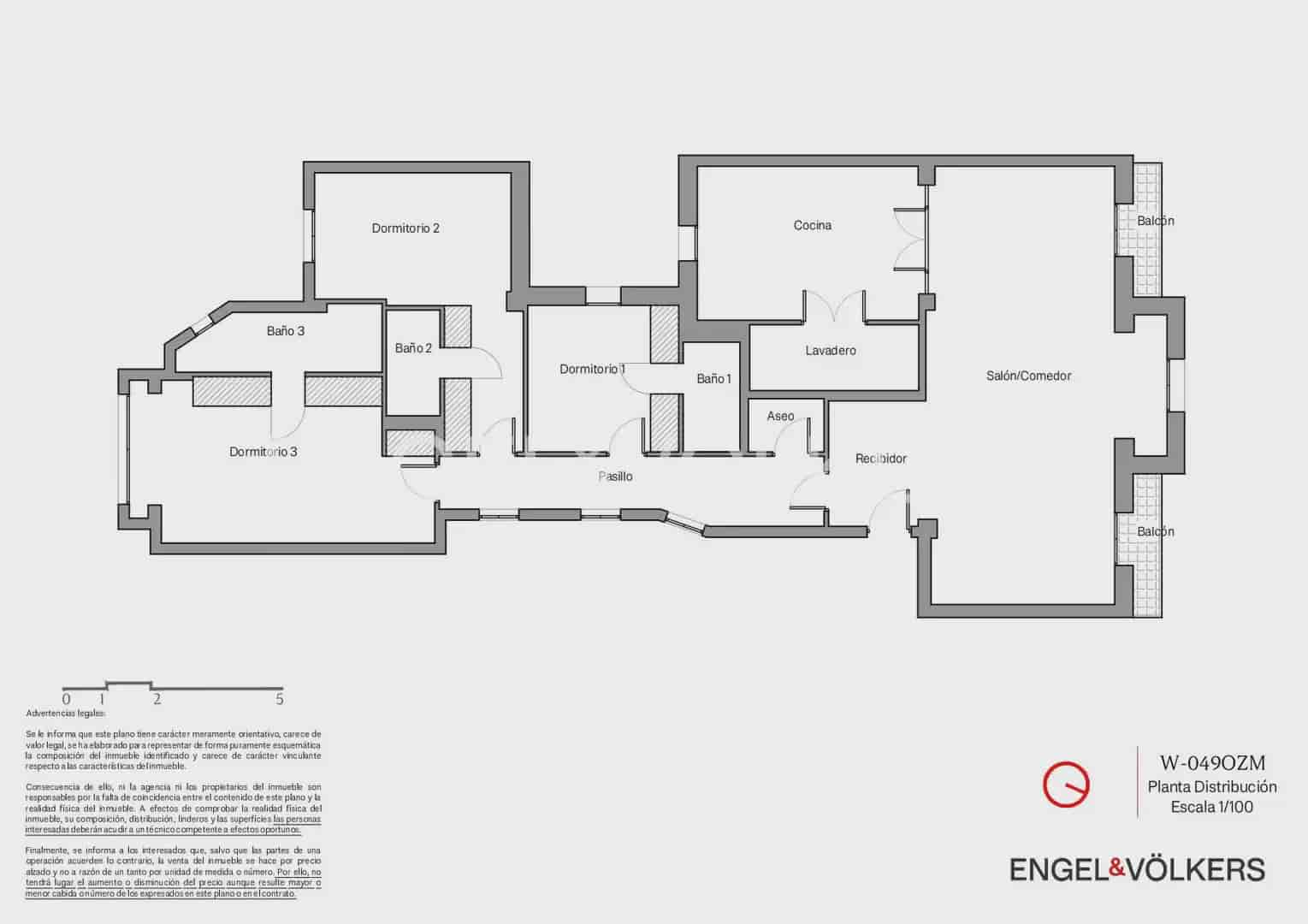 3 bedroom Flat for sale in Valencia city - € 1,430,000 (Ref: 9897871)