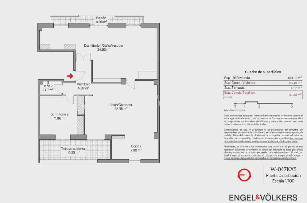 2 bedroom Flat for rent in Valencia city - € 2,800 (Ref: 9897891)