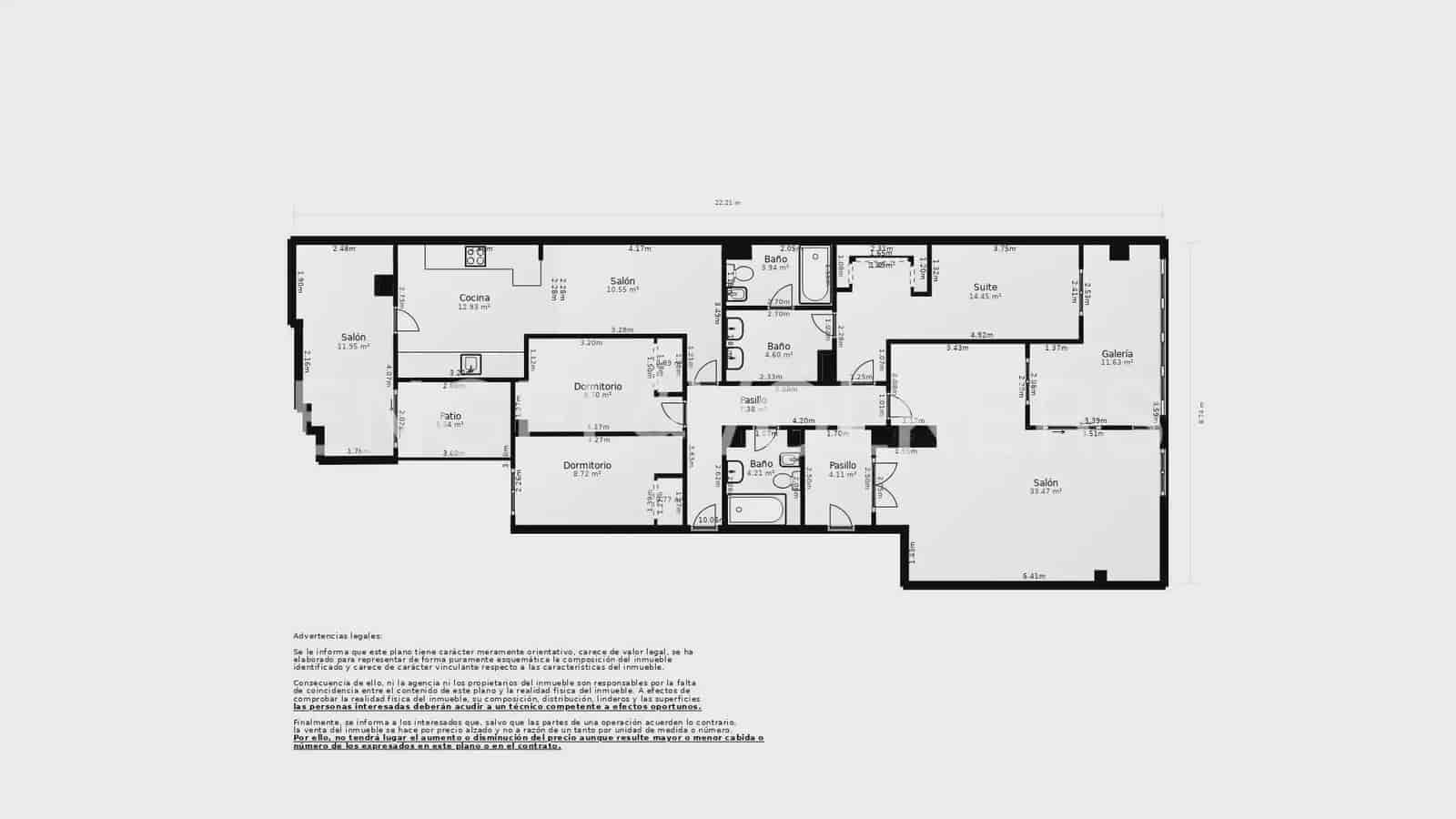 4 sypialnia Mieszkanie na sprzedaż w Miasto Walencja z garażem - 625 000 € (Ref: 9897910)