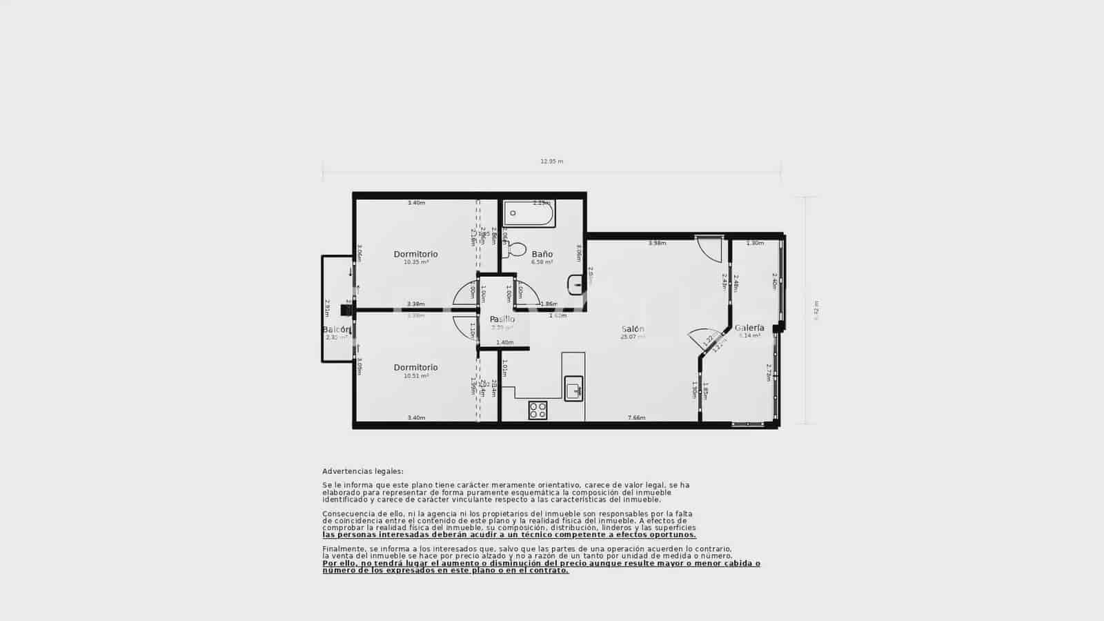 Apartamento de 2 habitaciones en Vinaròs en venta con garaje - 170.000 € (Ref: 9898013)