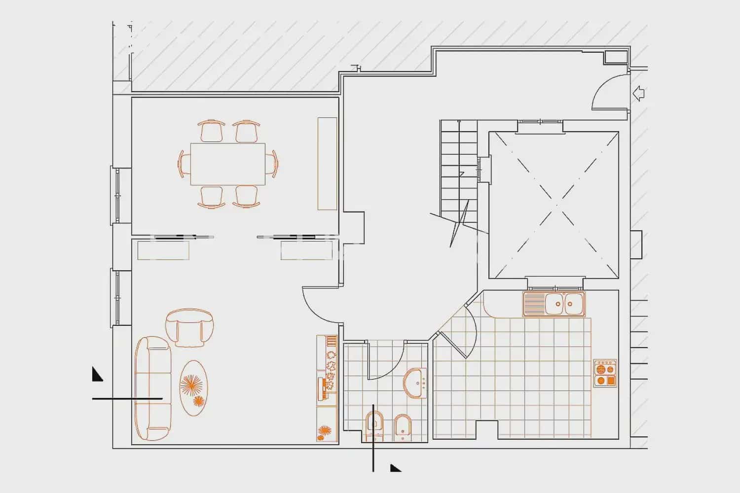 3 quarto Penthouse para arrendar em Valencia cidade - 3 500 € (Ref: 9898017)