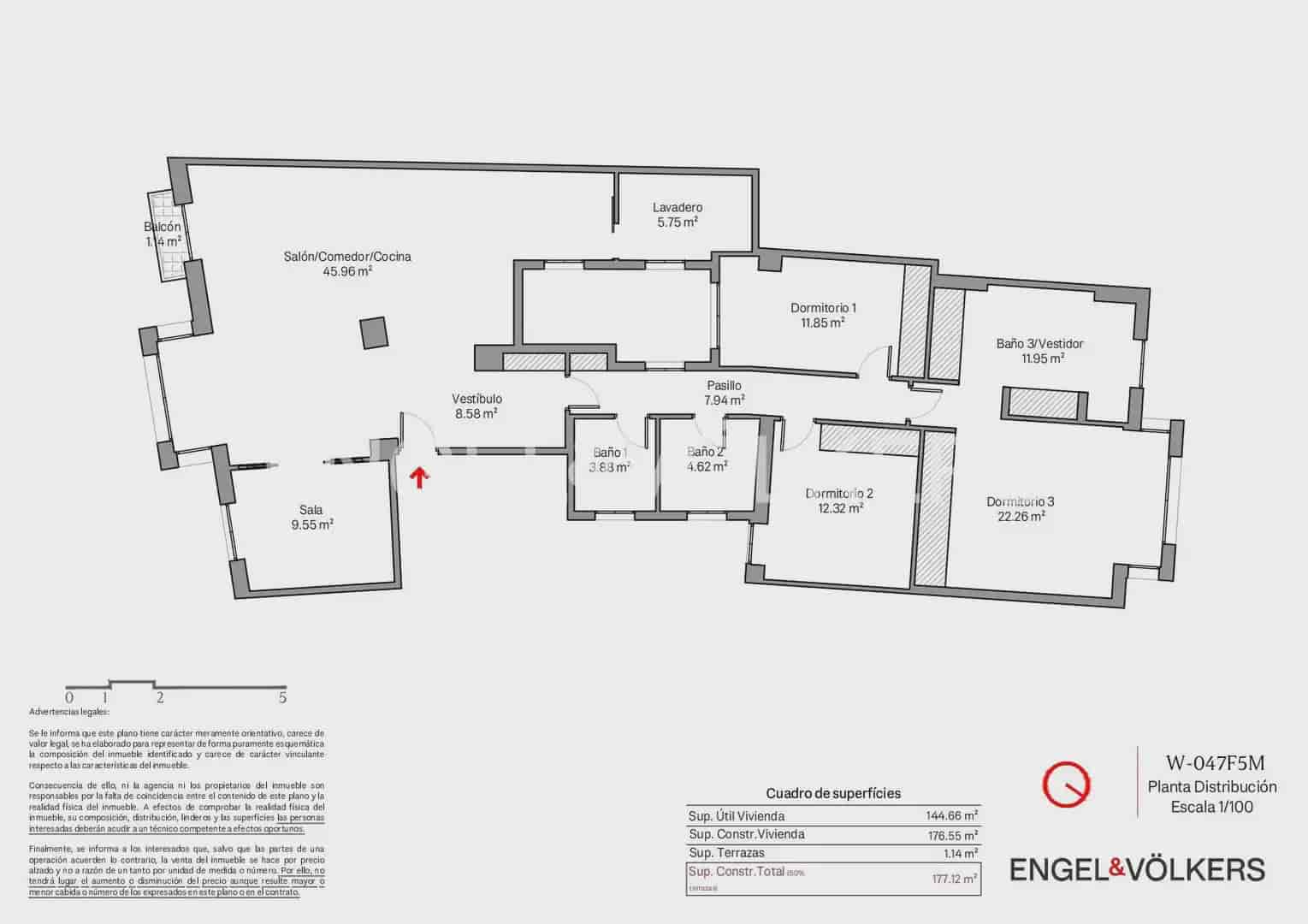4 makuuhuone Huoneisto myytävänä paikassa Valencia kaupunki - 965 000 € (Ref: 9898045)