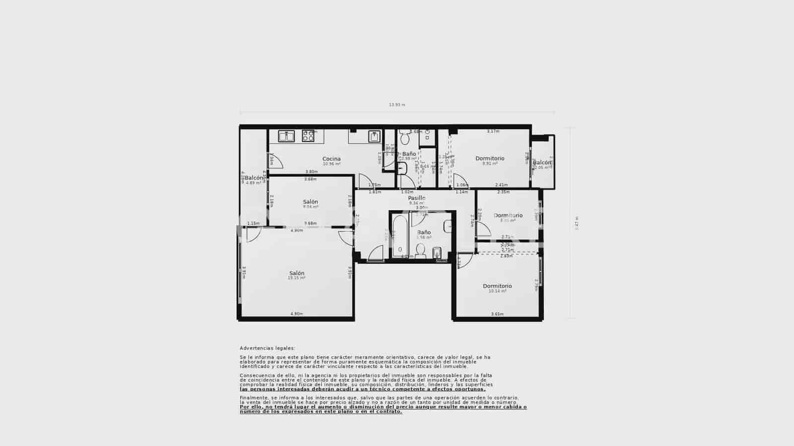 Apartamento de 3 habitaciones en Vinaròs en venta - 189.000 € (Ref: 9898047)