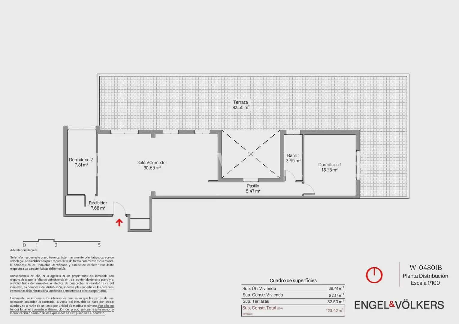 2 Zimmer Penthouse zu verkaufen in Valencia Stadt - 545.000 € (Ref: 9898125)