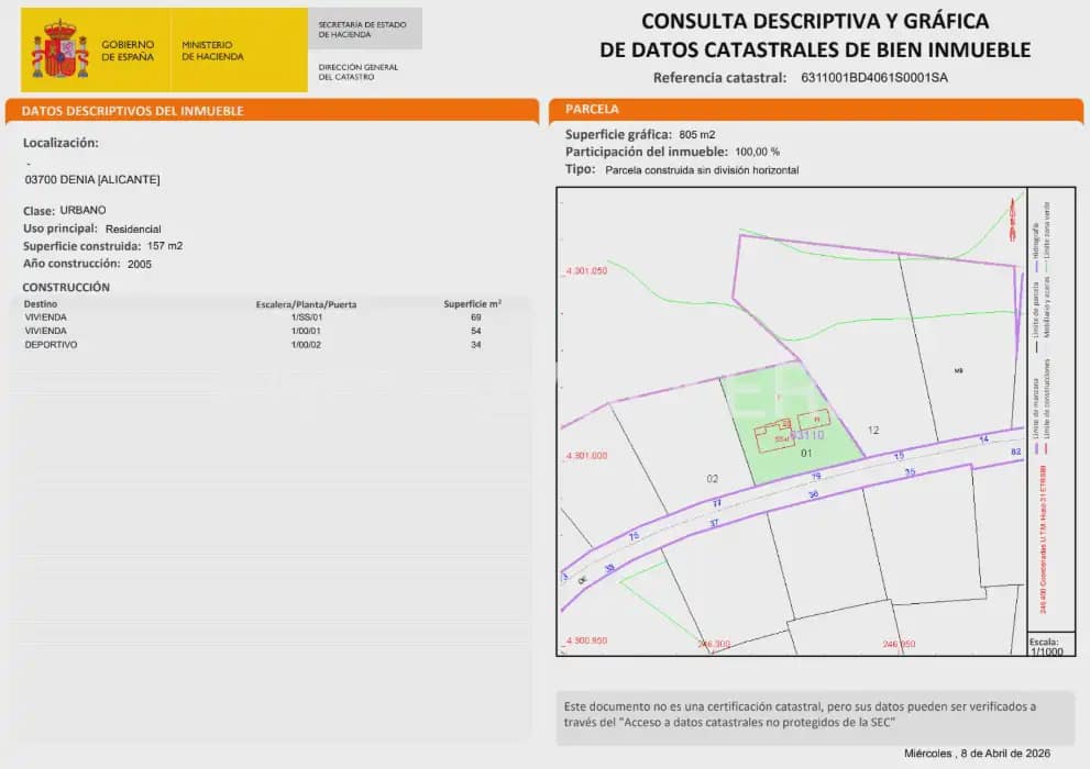 3 sypialnia Willa na sprzedaż w Denia z garażem - 549 000 € (Ref: 9898157)