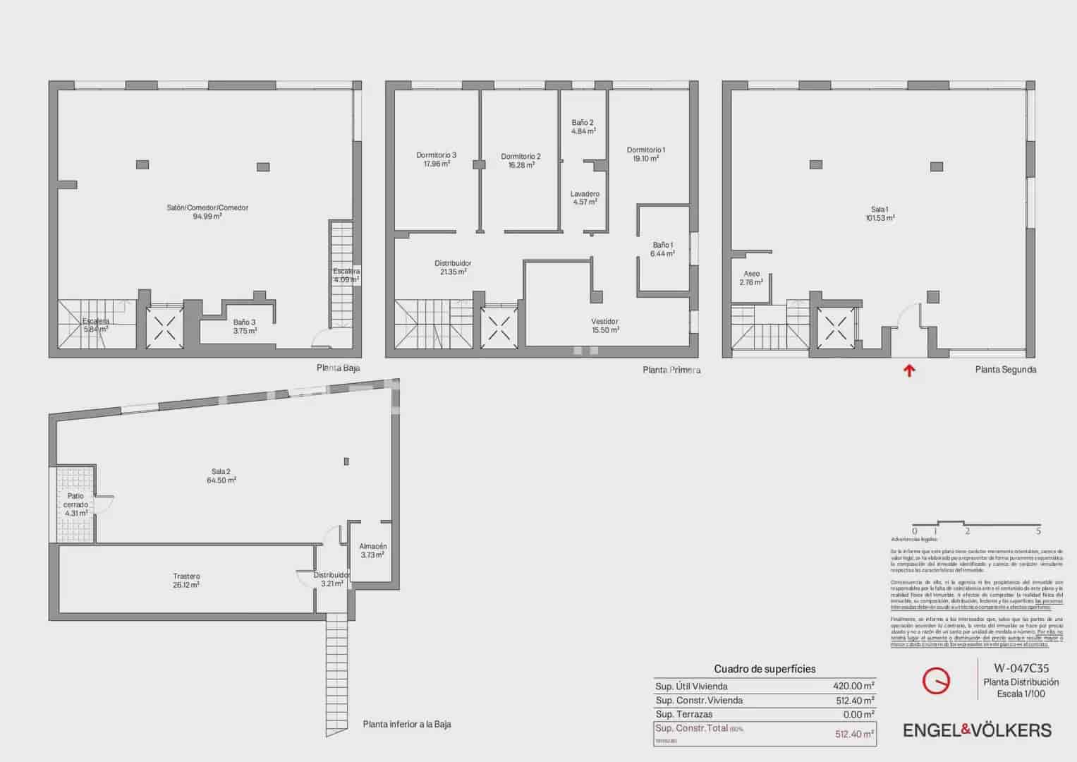 3 bedroom Semi-detached Villa for sale in Alzira with pool garage - € 480,000 (Ref: 9898175)