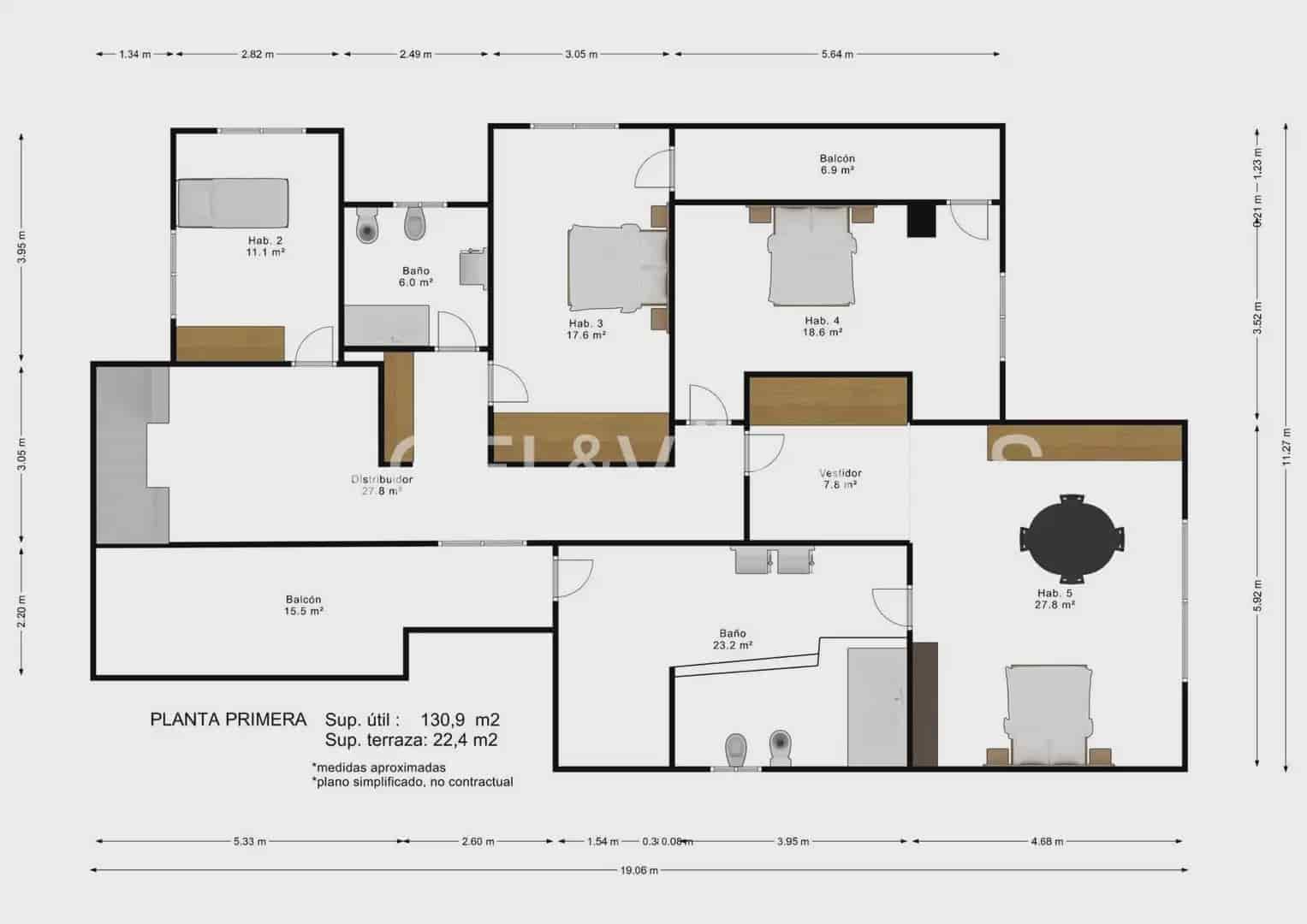 5 bedroom Villa for sale in Torrent with pool garage - € 475,000 (Ref: 9898192)