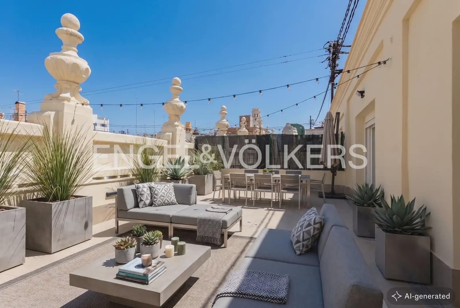 Ático de 4 habitaciones en València ciudad en alquiler - 4.500 € (Ref: 9898205)