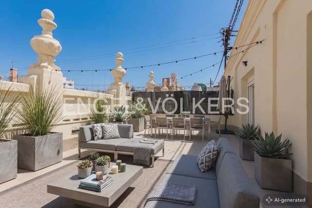4 makuuhuone Kattohuoneisto vuokrattavana paikassa Sant Francesc, Valencia kaupunki - 4 500 € (Ref: 9898205)