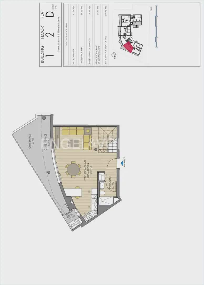 2 slaapkamer Penthouse te koop in Javea / Xabia met zwembad garage - € 515.000 (Ref: 9898268)