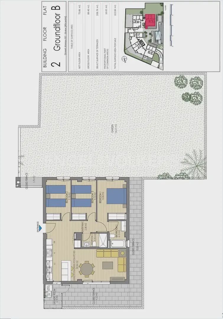 3 sypialnia Apartament na sprzedaż w Javea / Xabia z basenem garażem - 740 000 € (Ref: 9898270)