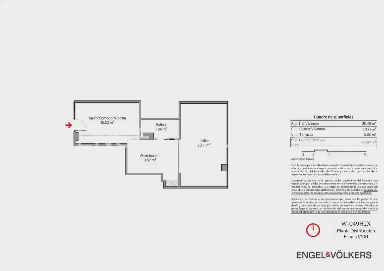 1 sovrum Vind till salu i Valencia stad - 175 000 € (Ref: 9898301)