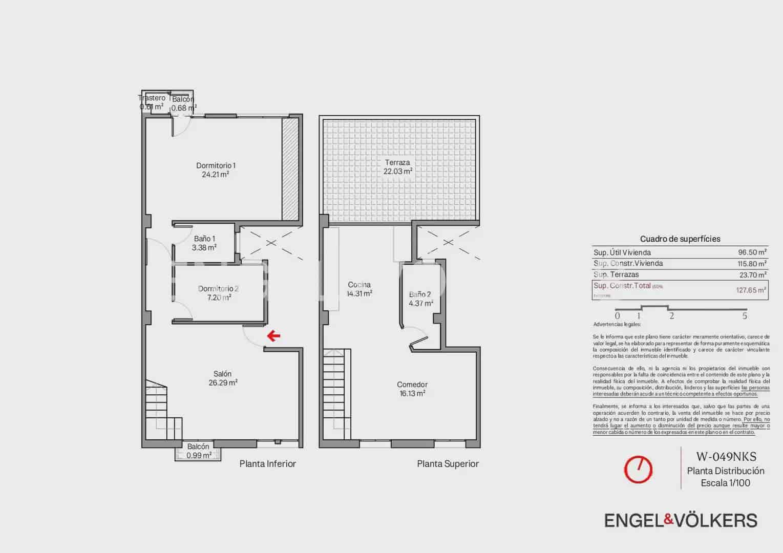 2 Zimmer Penthouse zu verkaufen in Valencia Stadt - 750.000 € (Ref: 9898316)