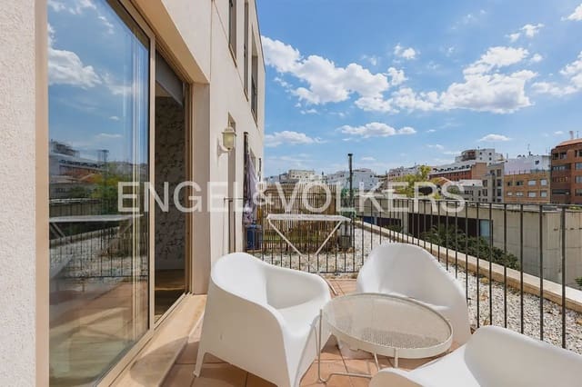 1 quarto Apartamento para arrendar em La Roqueta, Valência cidade com piscina garagem - 1 800 € (Ref: 9902394)