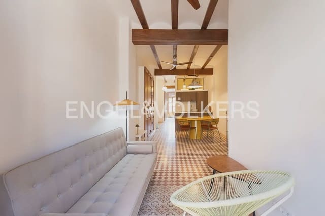 1 Zimmer Wohnung zu vermieten in Cabanyal-Canyamelar, València Stadt - 1.150 € (Ref: 9912206)