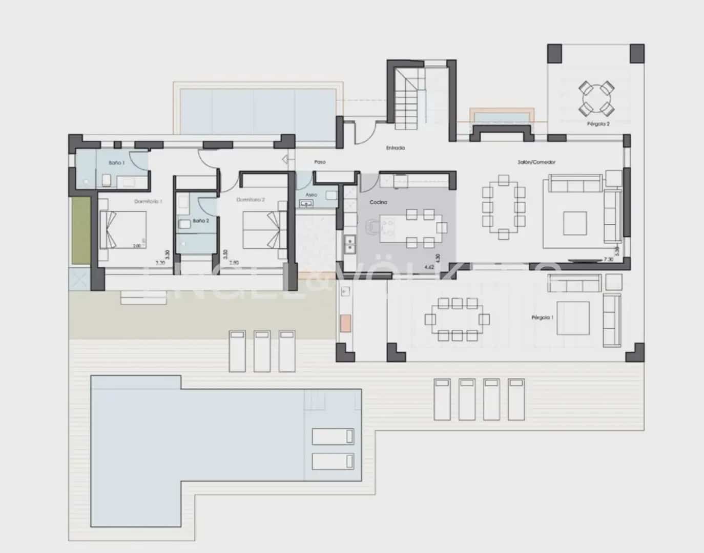 5 chambre Villa/Maison à vendre à Javea / Xabia avec piscine garage - 2 300 000 € (Ref: 9914032)
