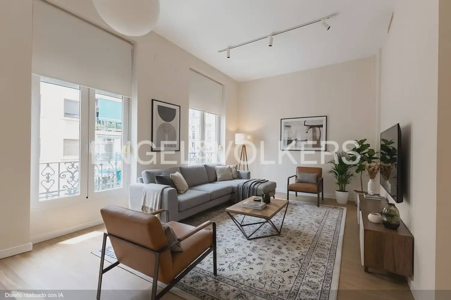 3 slaapkamer Flat te huur in Valencia stad - € 2.300 (Ref: 9918849)