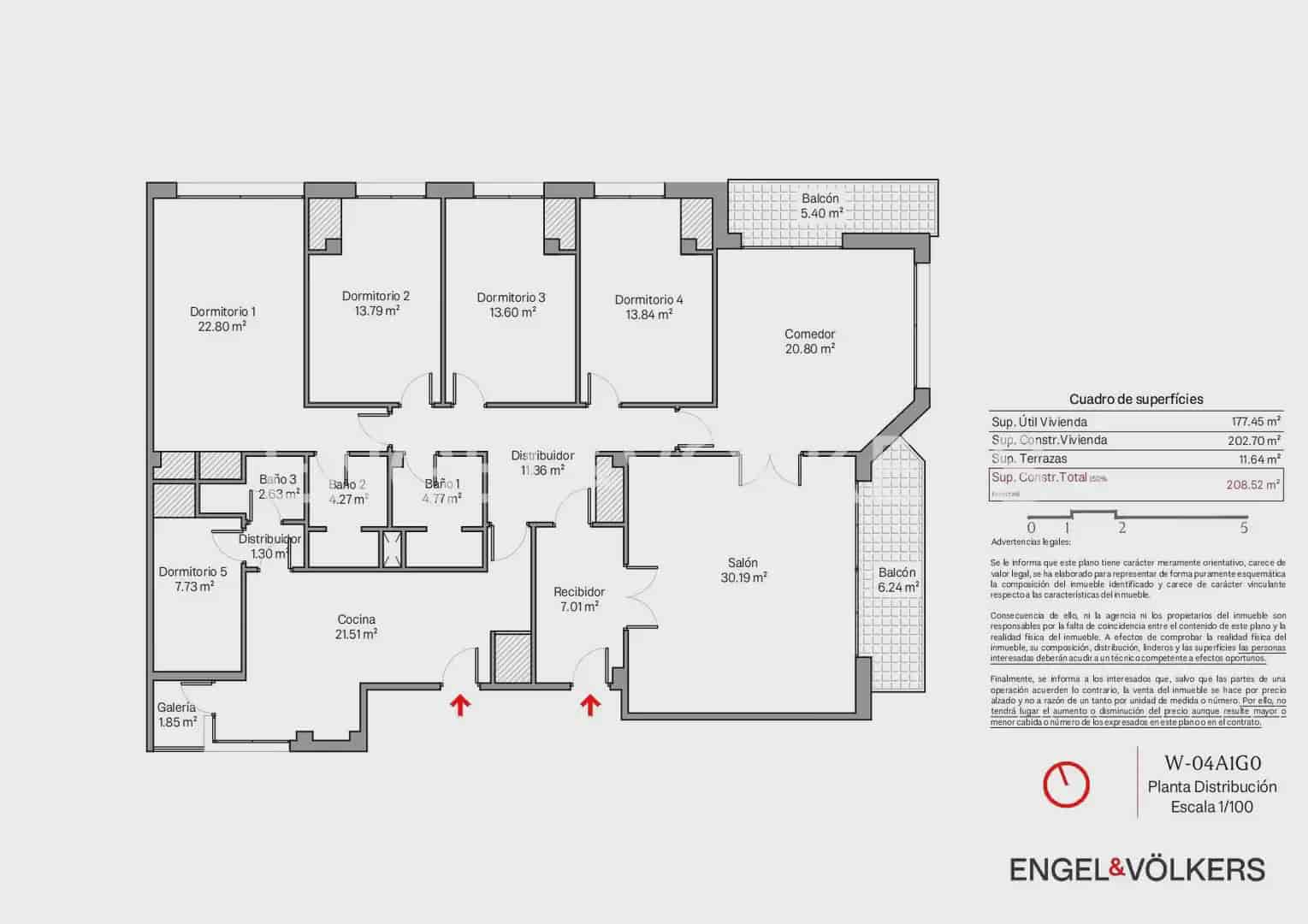 5 soveværelse Lejlighed til salg i Valencia by med garage - € 1.050.000 (Ref: 9919051)