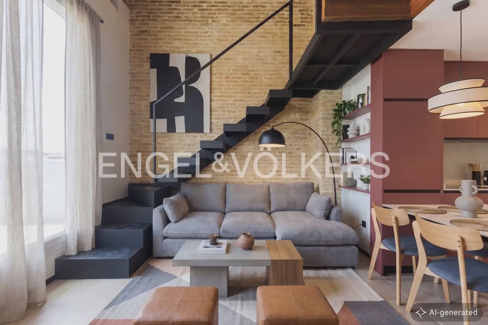 2 Zimmer Wohnung zu vermieten in Valencia Stadt - 2.500 € (Ref: 9921337)