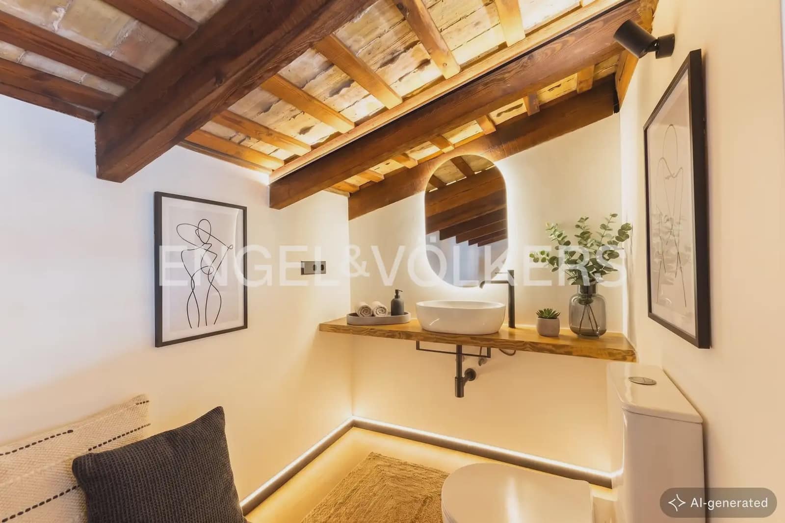 2 Zimmer Wohnung zu vermieten in Valencia Stadt - 2.500 € (Ref: 9921337)
