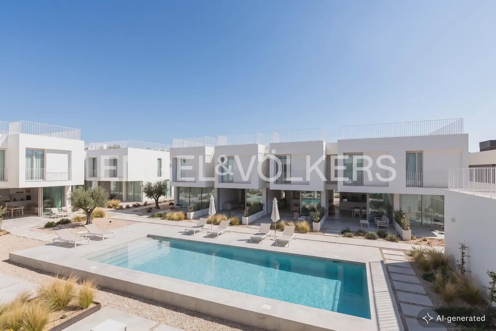 Villa/Maison Mitoyenne de 4 chambres à louer à Rocafort avec piscine garage - 2 600 € (Ref: 9925192)