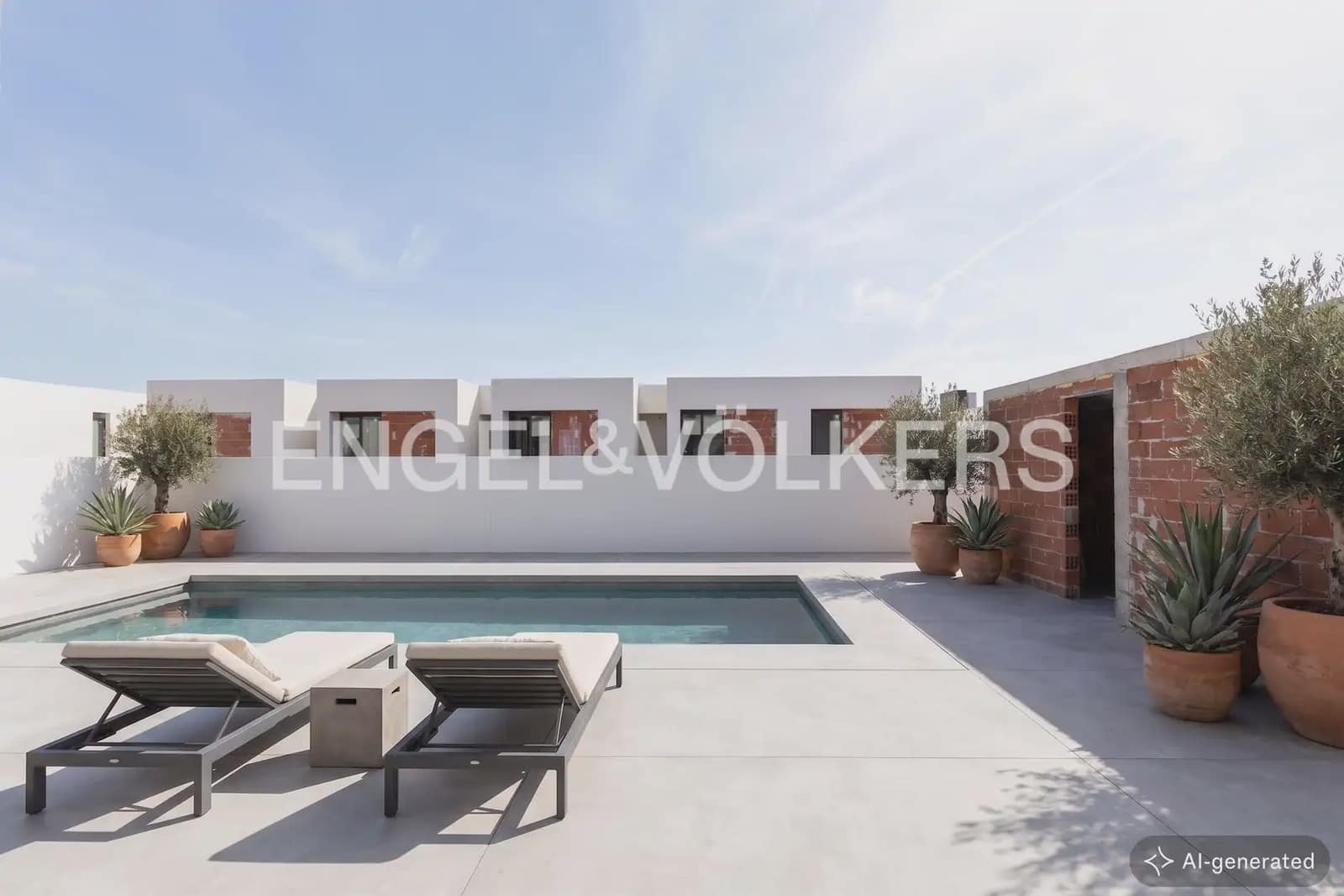 Villa/Maison Mitoyenne de 4 chambres à louer à Rocafort avec piscine garage - 2 600 € (Ref: 9925192)
