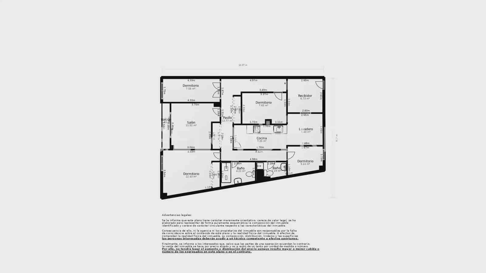 4 chambre Appartement à vendre à Valence ville avec garage - 530 000 € (Ref: 9934862)