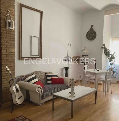 1 Zimmer Wohnung zu vermieten in El Botanic, València Stadt - 1.250 € (Ref: 9939155)