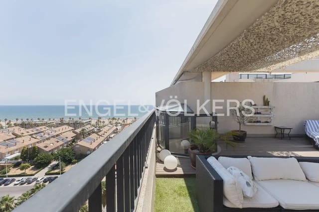 2 bedroom Penthouse for rent in Alboraya / Alboraia with pool garage - € 2,400 (Ref: 9941235)