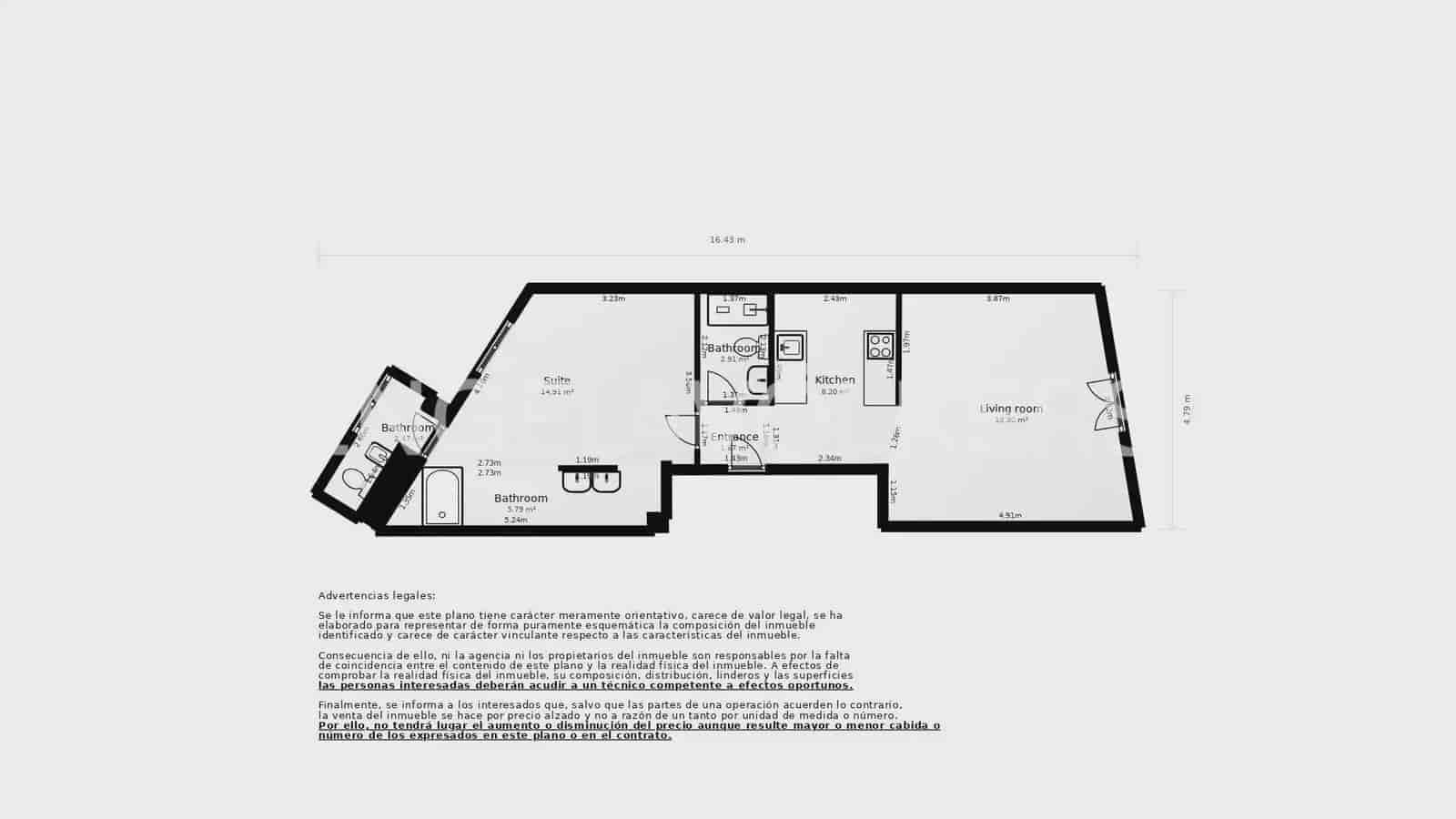 1 Zimmer Wohnung zu verkaufen in Valencia Stadt - 299.000 € (Ref: 9946127)