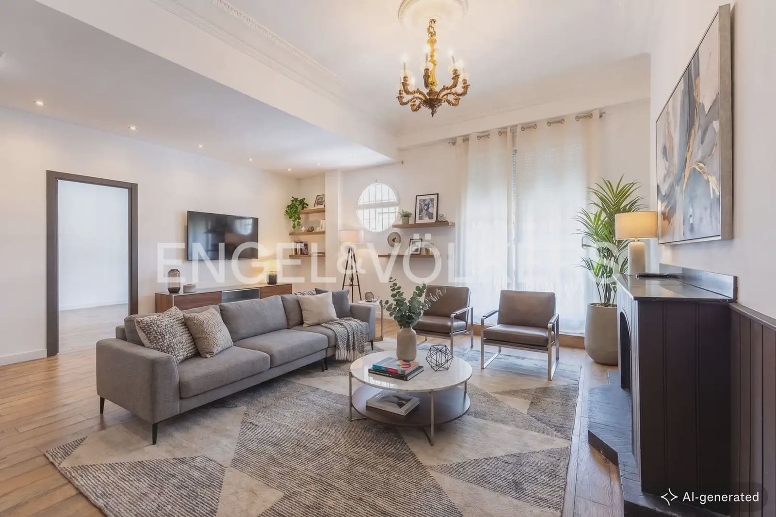 2 Zimmer Wohnung zu vermieten in Valencia Stadt - 2.500 € (Ref: 9948620)