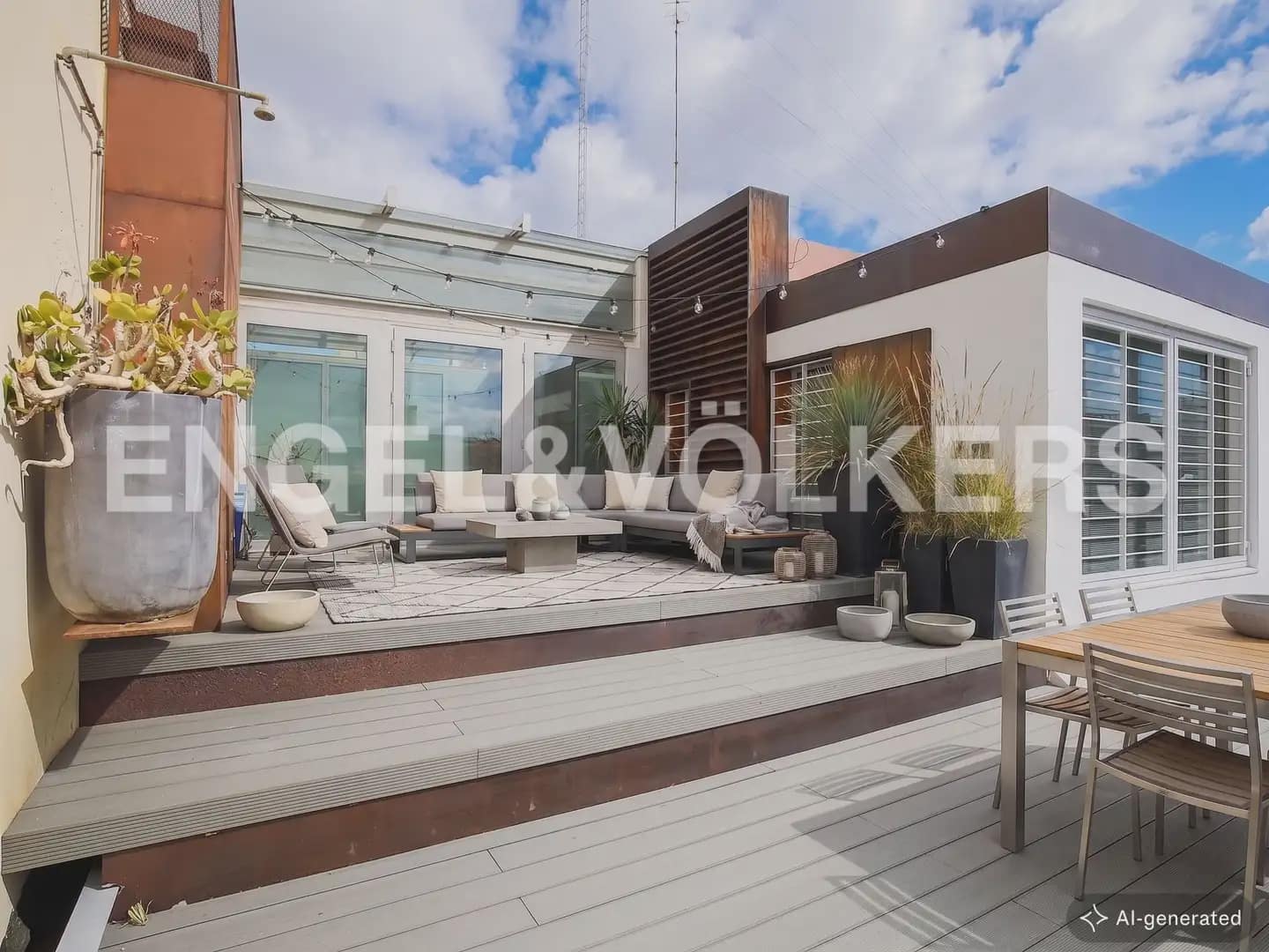 3 sovrum Takvåning att hyra i Valencia stad med garage - 3 300 € (Ref: 9950426)