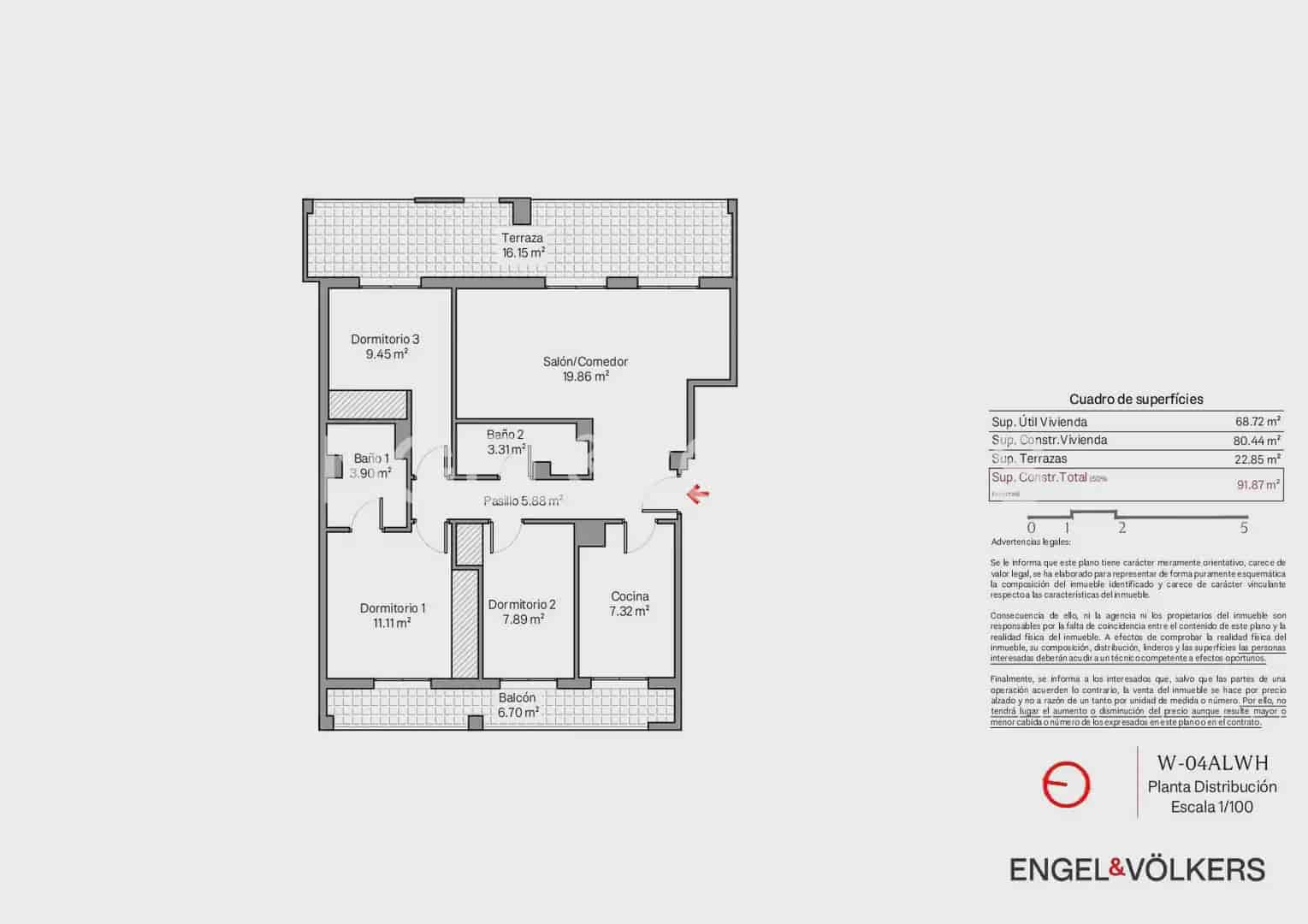3 sypialnia Mieszkanie na sprzedaż w Miasto Walencja z garażem - 420 000 € (Ref: 9952865)