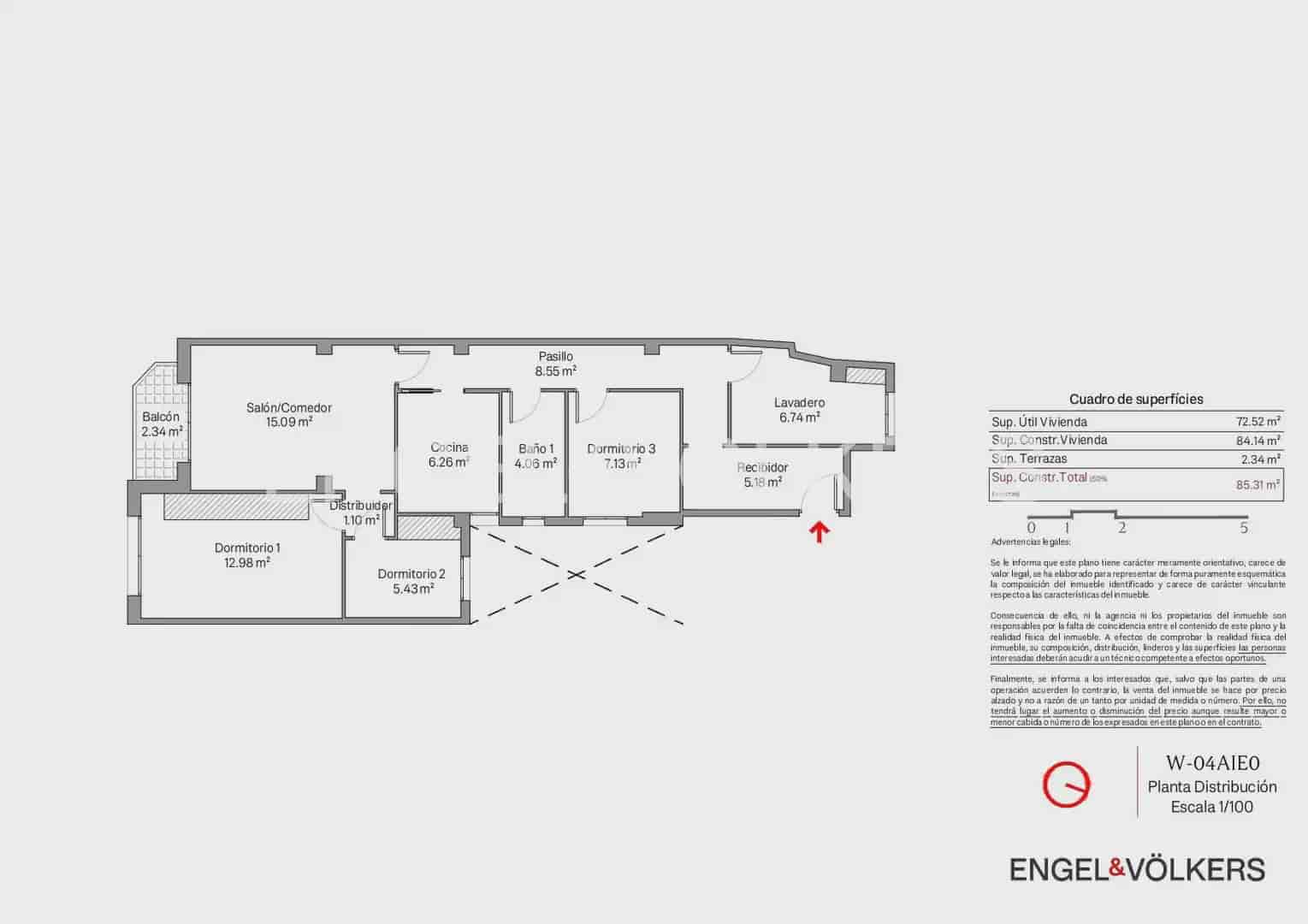 Leilighet til salgs i Valencia by - € 320 000 (Ref: 9956000)