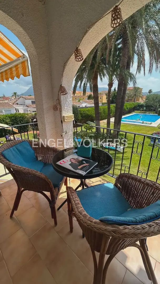1 Zimmer Strandapartment zu vermieten in Denia mit Pool Garage - 800 € (Ref: 9961567)