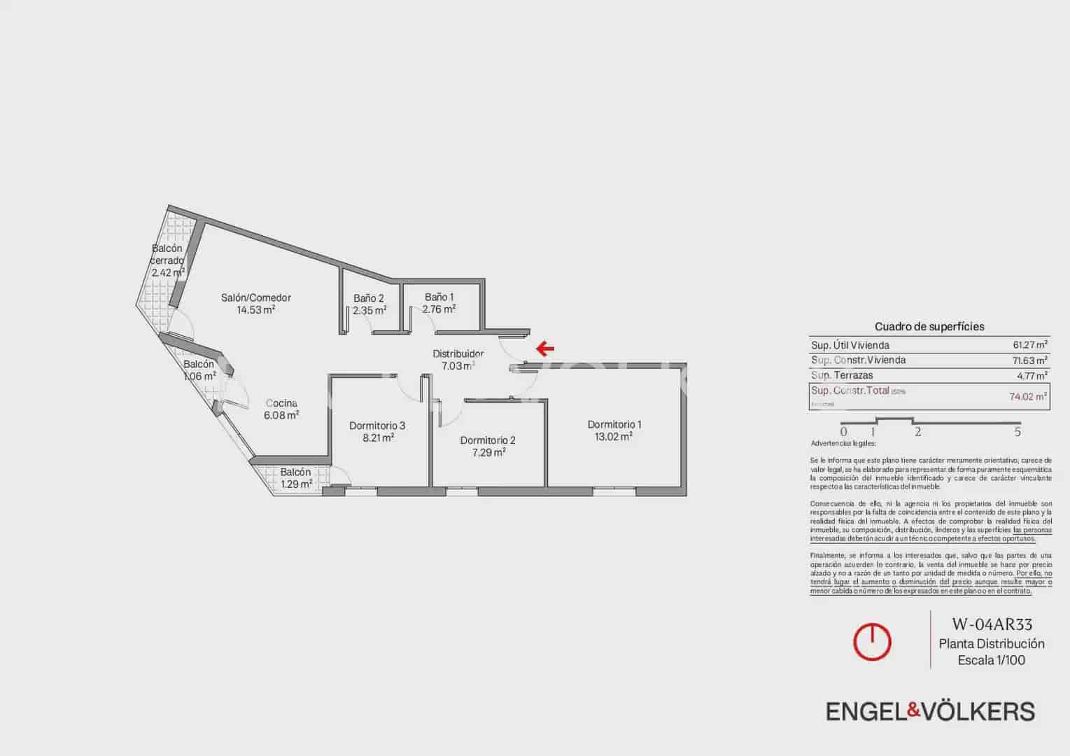 3 slaapkamer Flat te koop in Valencia stad - € 380.000 (Ref: 9964230)