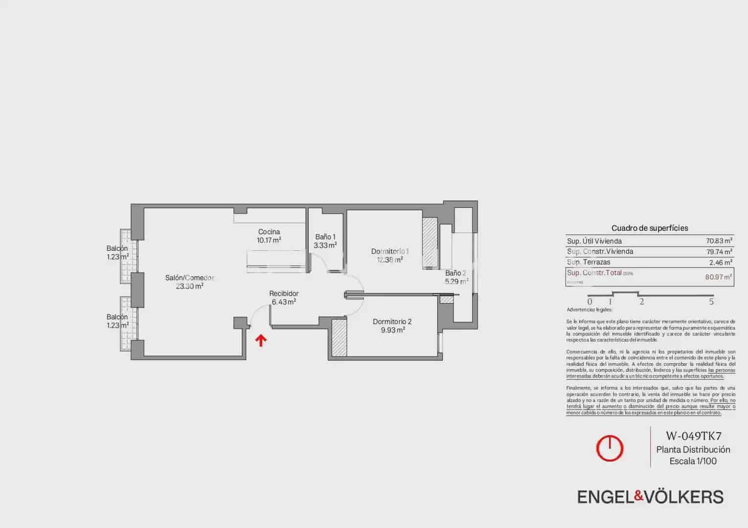 2 bedroom Flat for sale in Valencia city - € 455,000 (Ref: 9964383)