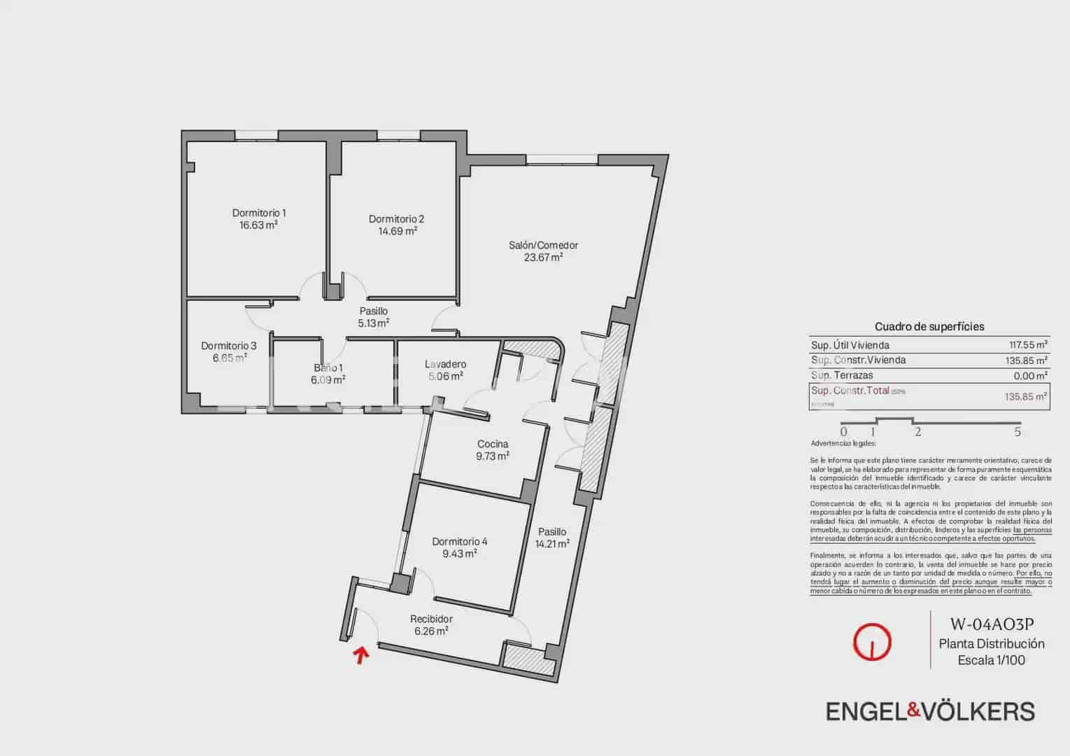 4 soveværelse Lejlighed til salg i Valencia by - € 595.000 (Ref: 9964484)