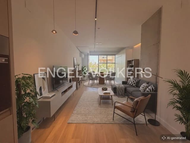 1 quarto Apartamento para arrendar em Sant Pau, Valência cidade - 1 500 € (Ref: 9965746)