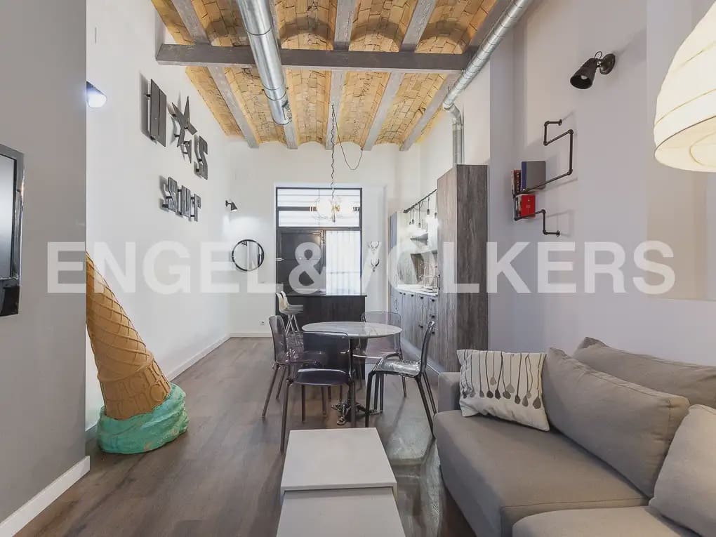 1 Zimmer Wohnung zu vermieten in Valencia Stadt - 1.400 € (Ref: 9976106)